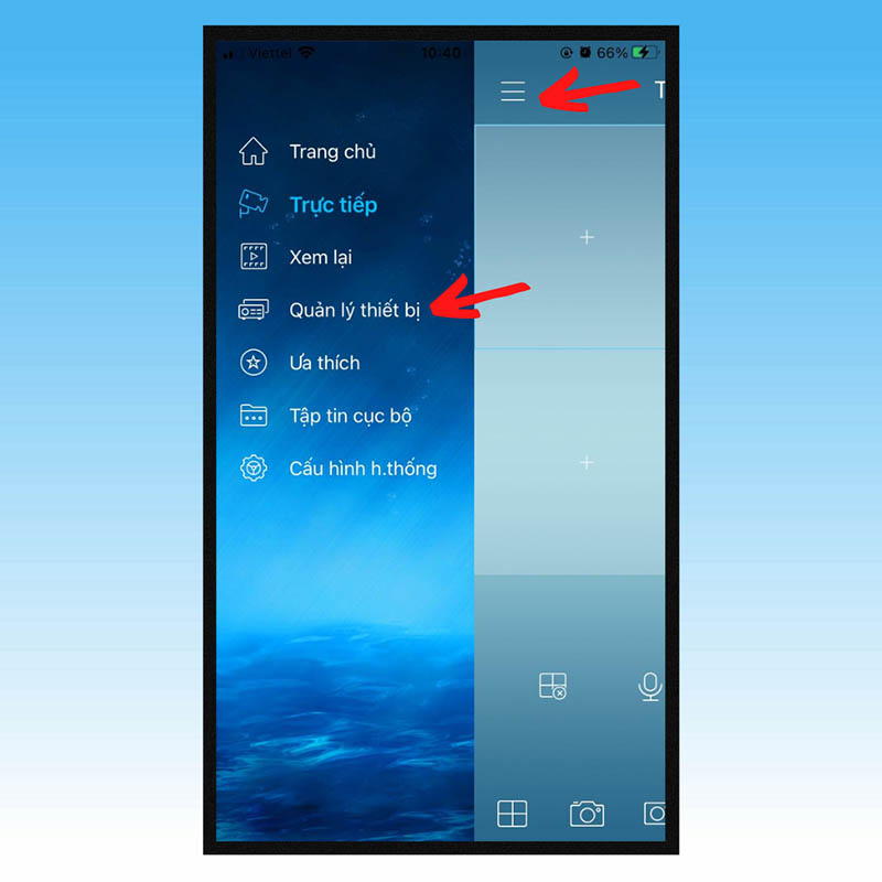 Mở ứng dụng KBView Lite Mở ứng dụng KBView Lite