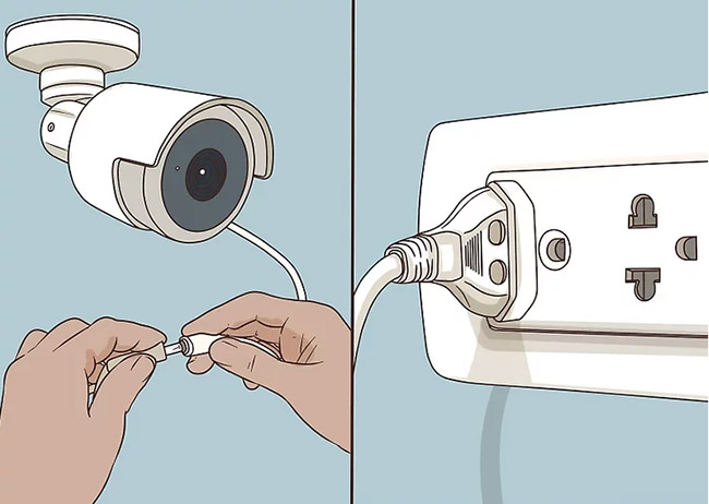 Kiểm tra nguồn điện camera Dahua