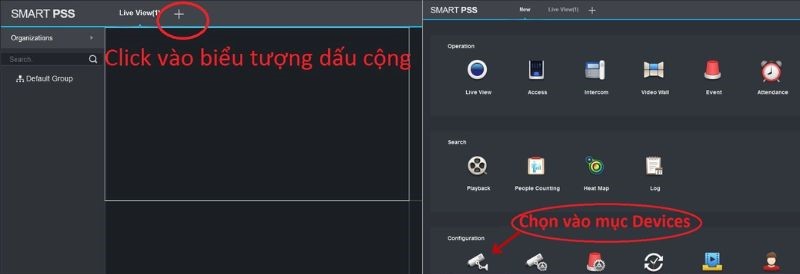 Chọn Device