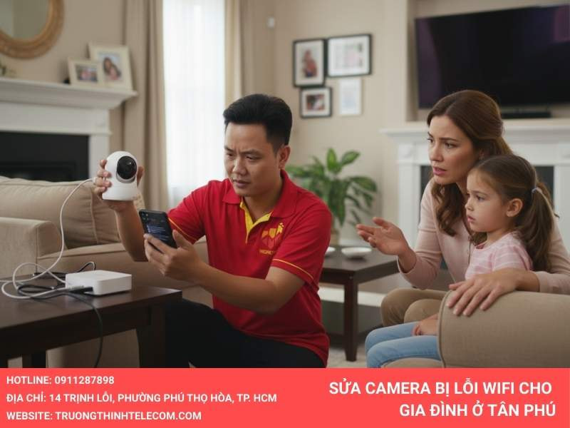 Sửa camera bị lỗi không kết nốI Wìfi