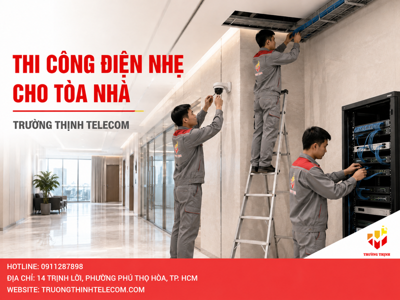 Thi công điện nhẹ cho Tòa nhà