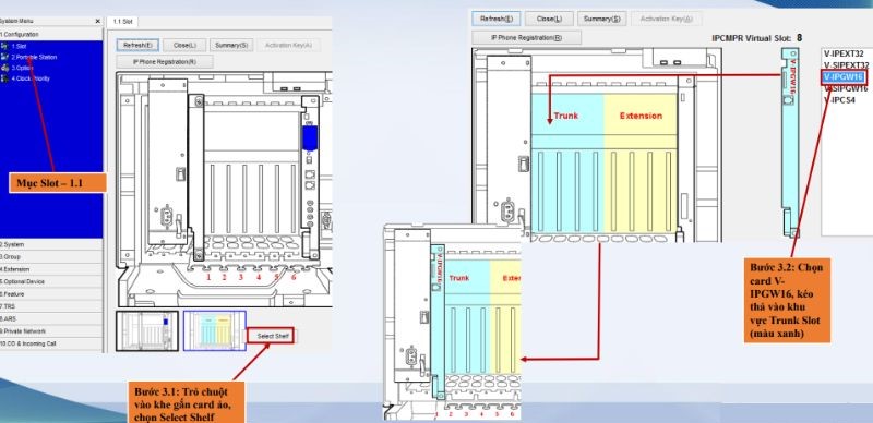 Gắn card IP ảo
