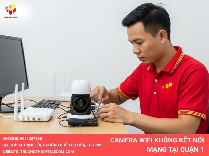 sửa camera wifi không kết nối được mạng