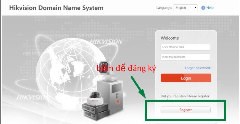 Chọn Register