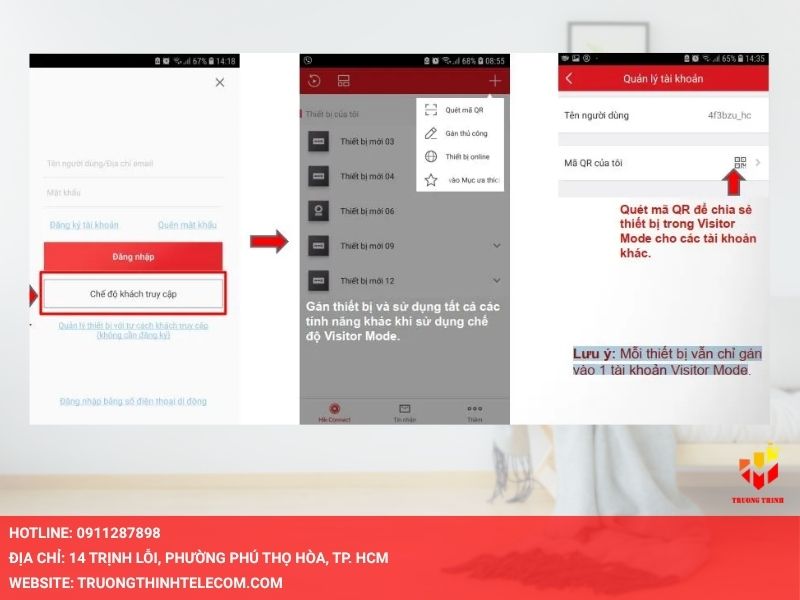 Cách bật chế độ Visitor Mode (Chế độ khách truy cập)