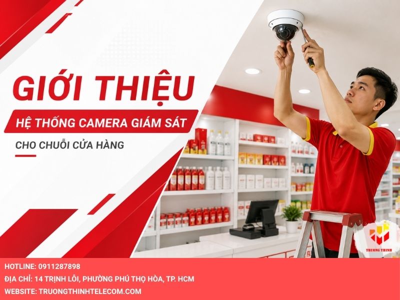 Giới thiệu về hệ thống camera giám sát cho chuỗi cửa hàng
