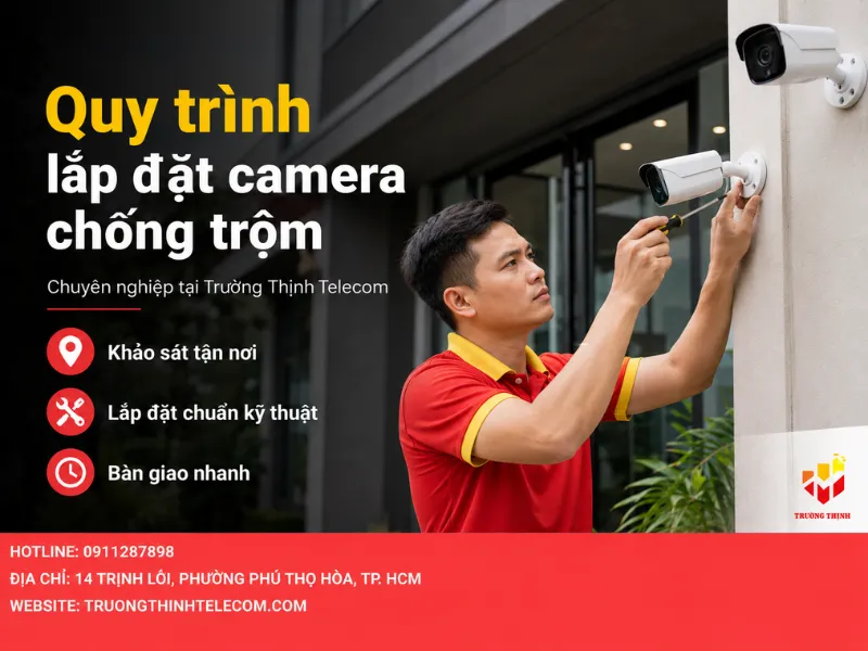 Những lưu ý quan trọng khi chọn vị trí lắp đặt camera chống trộm