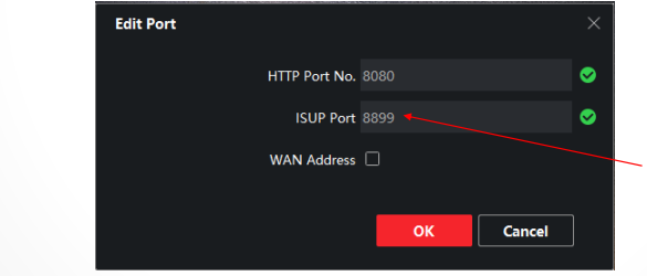 Khai báo port Ehome