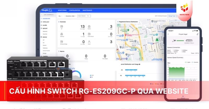 Cấu hình Switch RG-ES209GC-P qua website