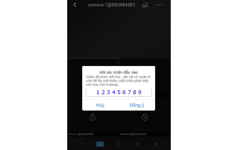 Nhập mã mã hóa video