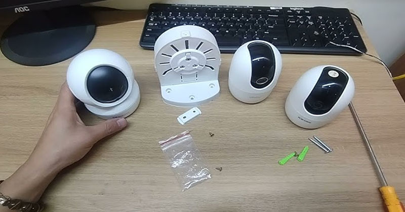 Chuẩn bị dụng cụ để tiến hành làm theo hướng dẫn lắp chân đế xoay camera