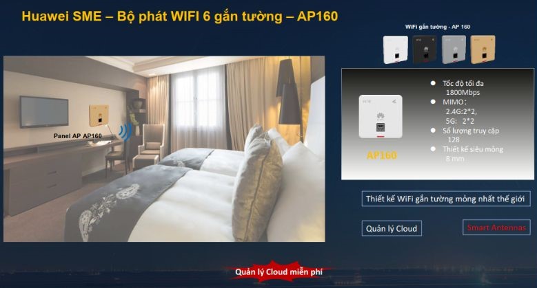 Phân phối wifi huawei AP160