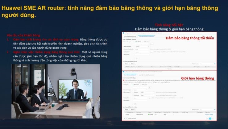 Đảm bảo giới hạn băng thông