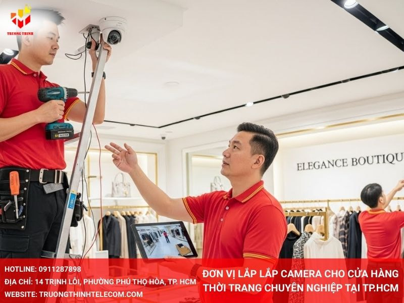 Đơn vị lắp lắp camera cho cửa hàng thời trang chuyên nghiệp tại TP.HCM