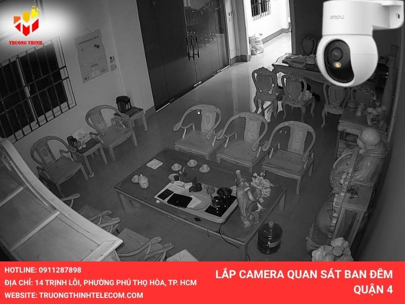 Lắp đặt camera quan sát ban đêm tại quận 4