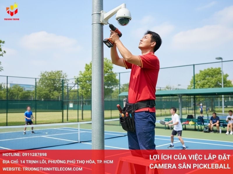 Lợi ích của việc lắp đặt camera sân pickleball