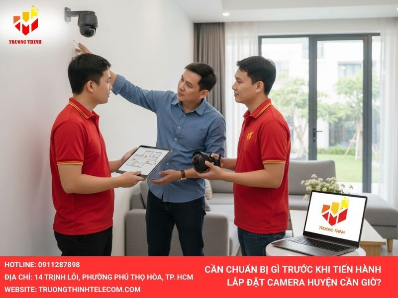 Cần chuẩn bị gì trước khi tiến hành lắp đặt camera huyện Cần Giờ?