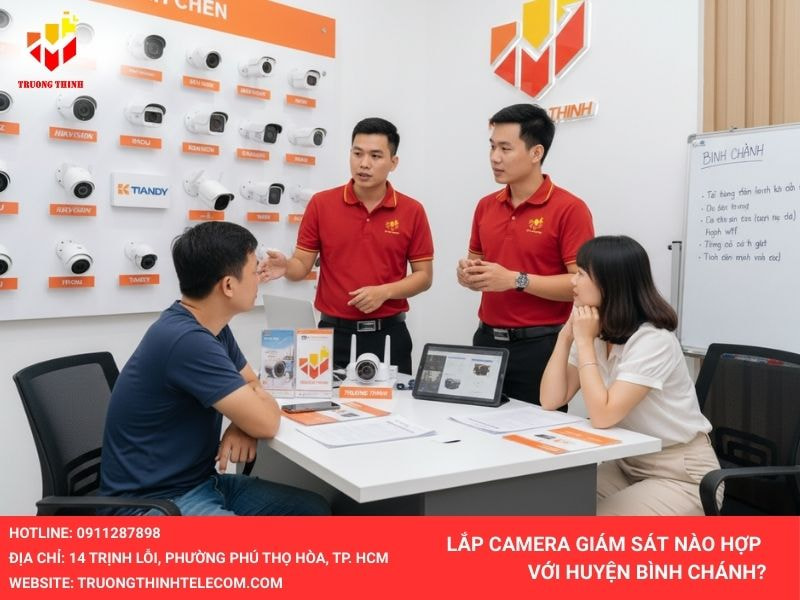 Tư vấn dòng camera giám sát phù hợp với Huyện Bình Chánh