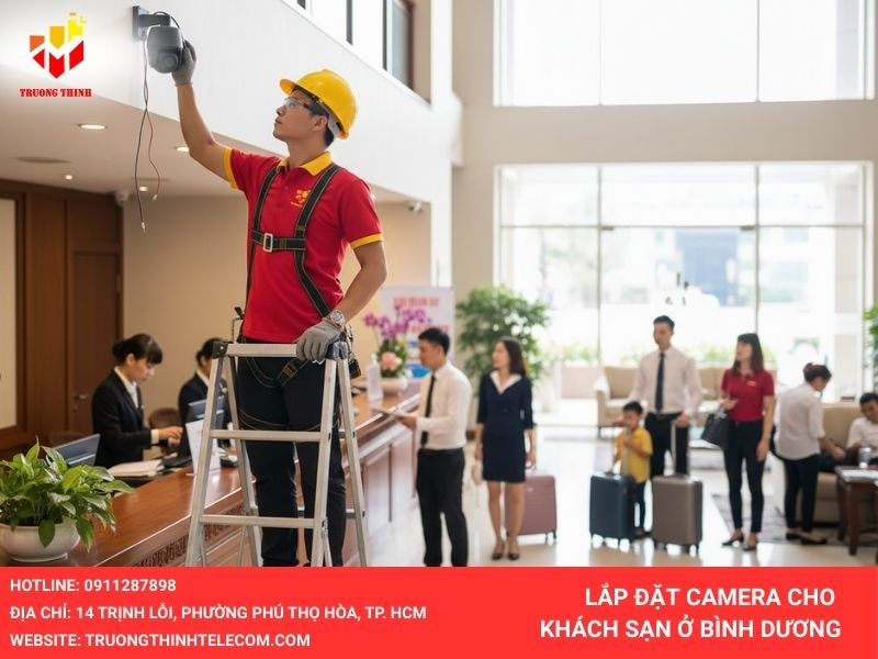 Lắp đặt camera khách sạn ở Bình Dương