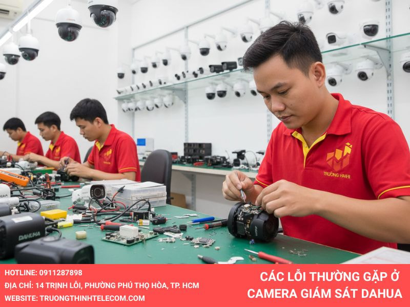 Các Lỗi Thường Gặp Ở Camera Giám Sát Dahua