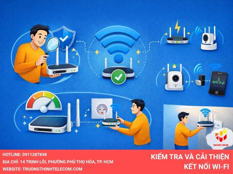 Kiểm tra và cải thiện kết nối Wi-Fi