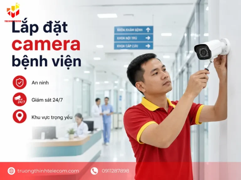 Lắp đặt camera bệnh viện