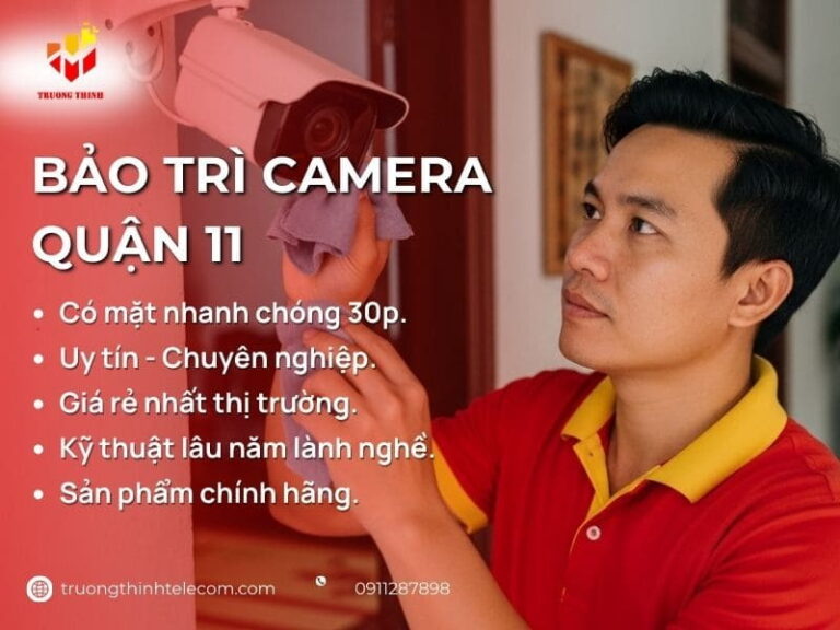 Bảo trì camera Quận 11