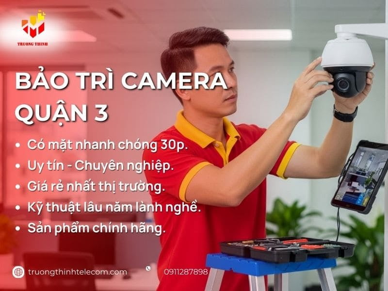 Bảo trì camera Quận 3