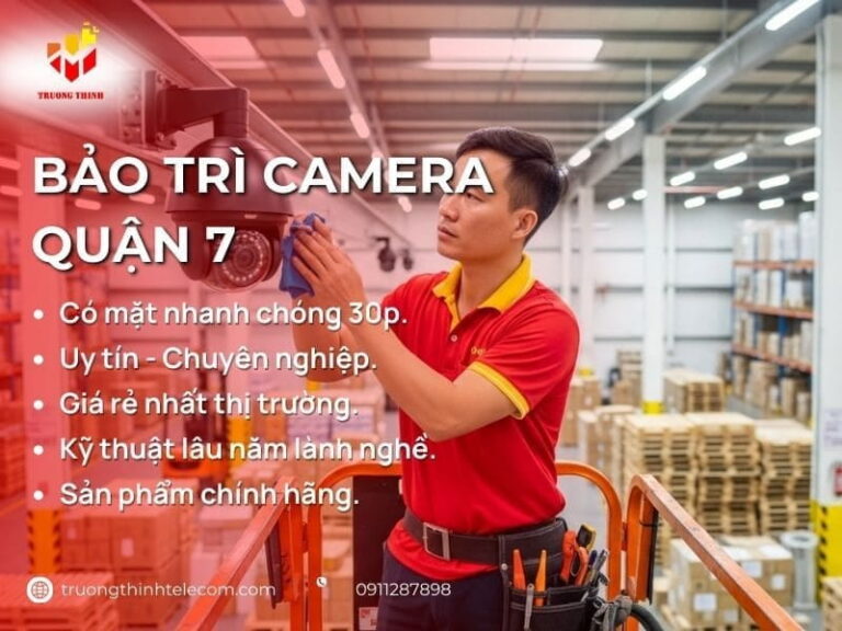 Bảo trì camera Quận 7