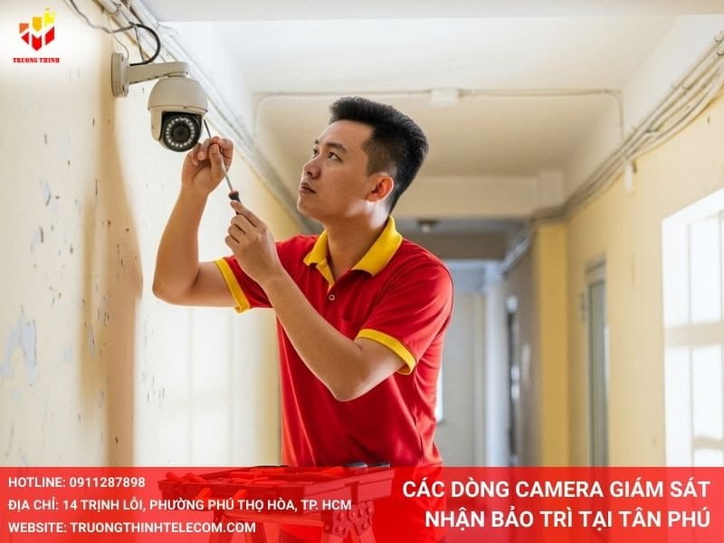 Các dòng camera giám sát nhận bảo trì tại Tân Phú