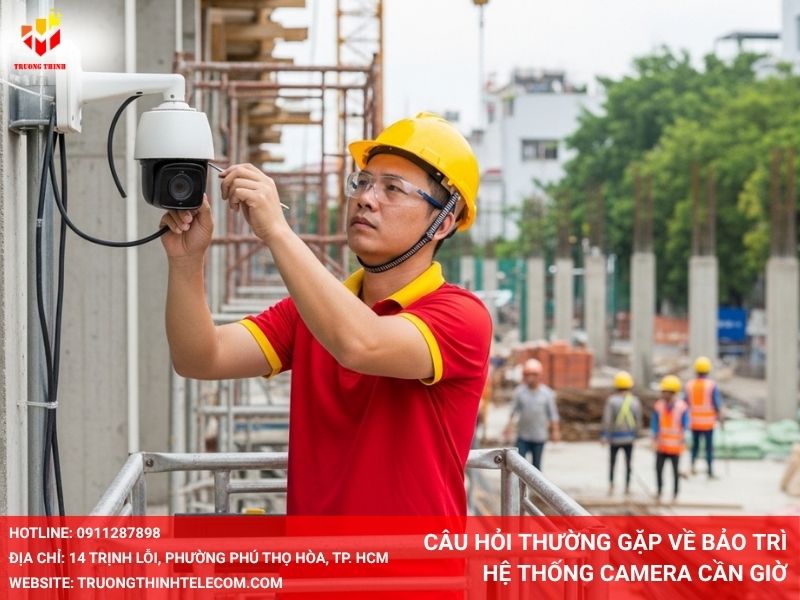 Câu hỏi thường gặp về bảo trì hệ thống camera Cần Giờ