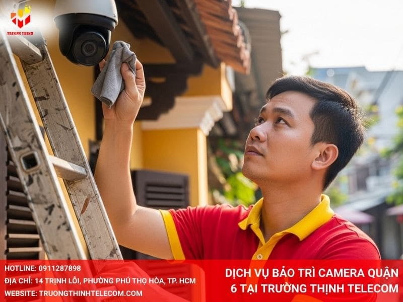 Dịch vụ bảo trì camera quận 6 tại Trường Thịnh Telecom