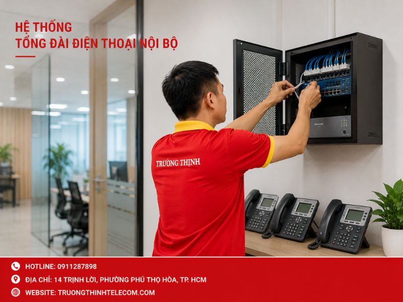 Hệ thống tổng đài điện thoại nội bộ
