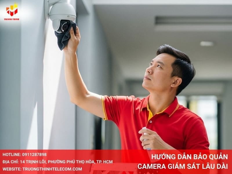 Hướng dẫn bảo quản camera giám sát lâu dài
