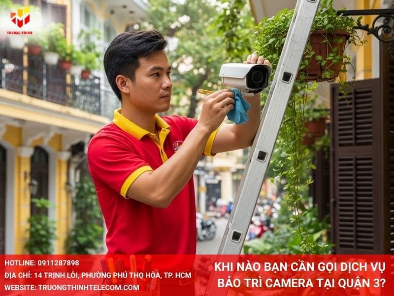 Khi nào bạn cần gọi dịch vụ bảo trì camera tại Quận 3?