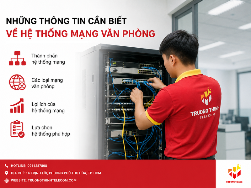 Những thông tin cần biết về hệ thống mạng văn phòng