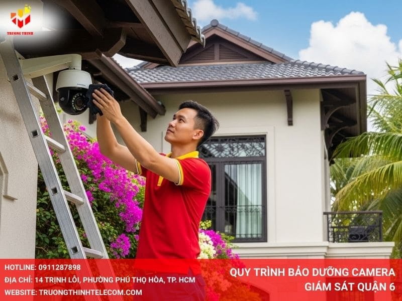 Quy trình bảo dưỡng camera Quận 6 chuyên nghiệp