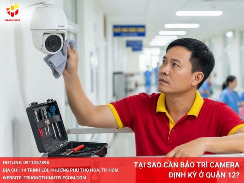 Tại sao cần bảo trì camera định kỳ ở Quận 12?