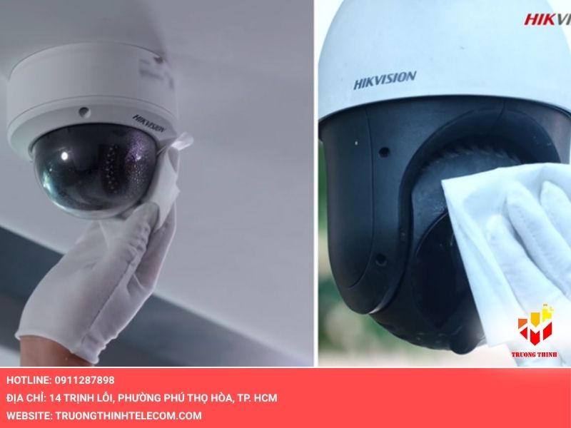 Vệ sinh ống kính và bảo trì phần cứng định kỳ