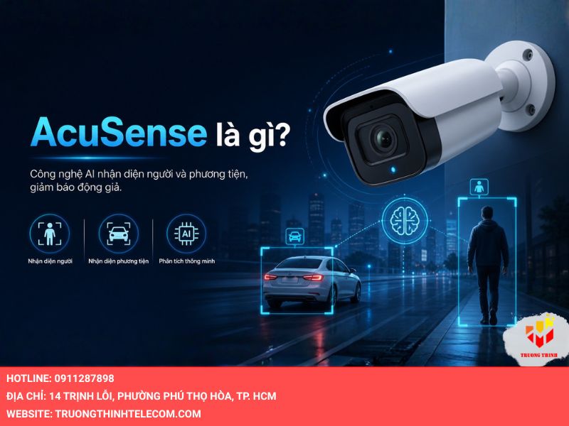 Công nghệ Acusense là một giải pháp an ninh tiên tiến được phát triển bởi Hikvision