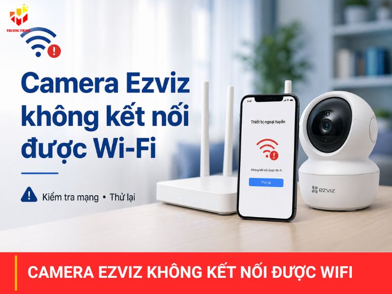 Camera Ezviz không kết nối được wifi