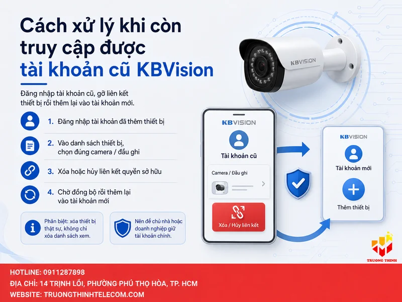 Cách xử lý khi còn truy cập được tài khoản cũ