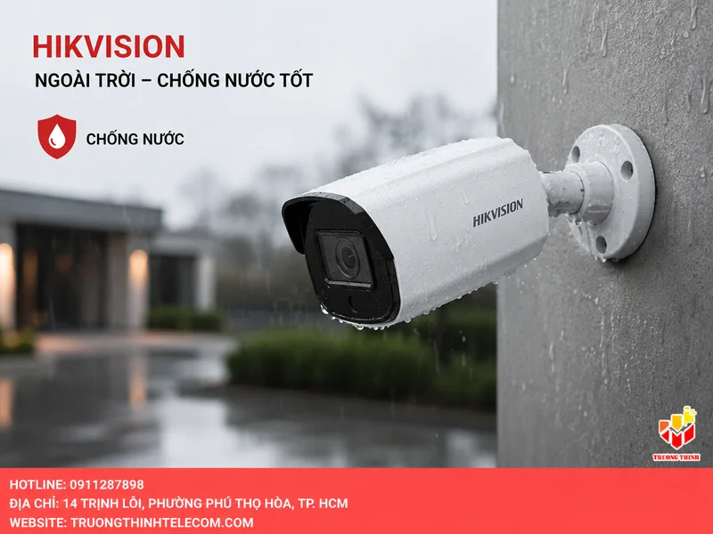 Camera Hikvision ngoài trời chống nước tốt
