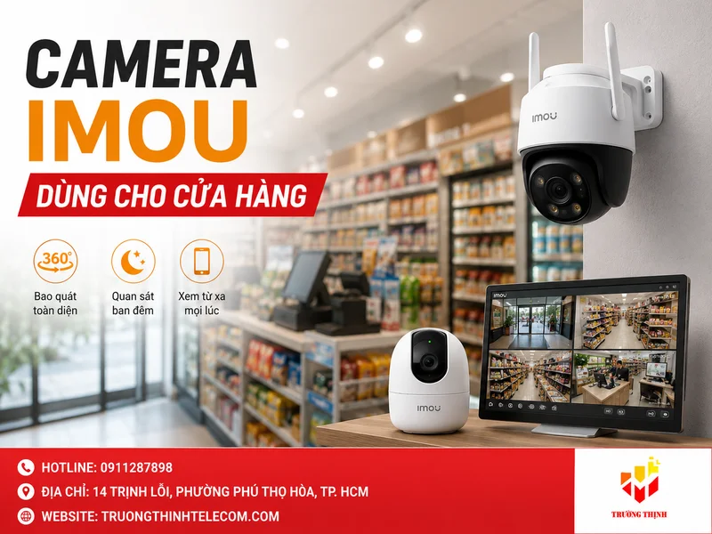 Camera Imou dùng cho cửa hàng