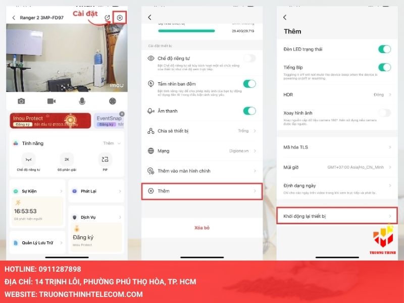 Camera Imou nháy đèn đỏ do mất kết nối Wi-Fi