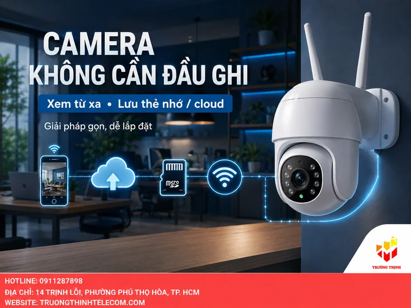 Camera không cần đầu ghi là gì và hoạt động như thế nào?