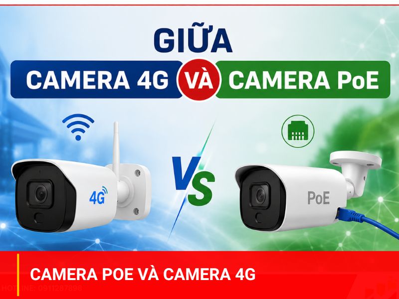 Camera 4G và camera PoE