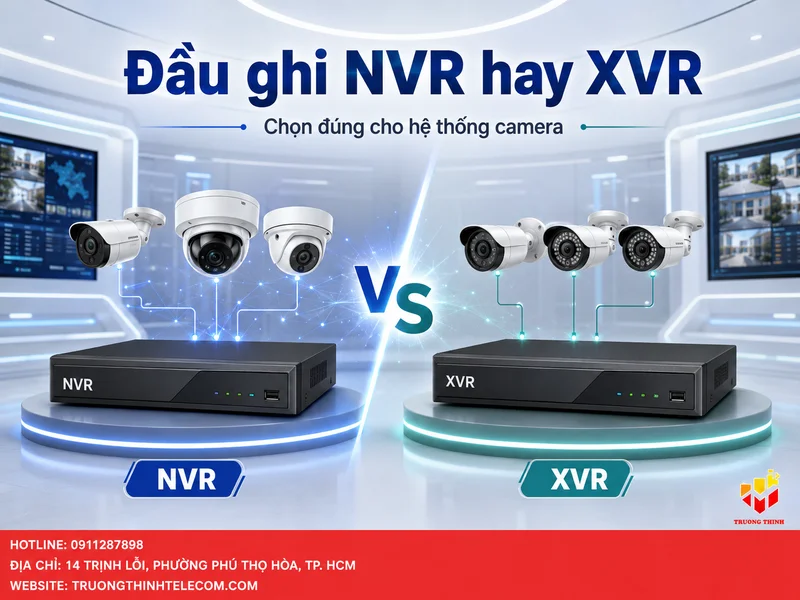Đầu ghi NVR hay XVR