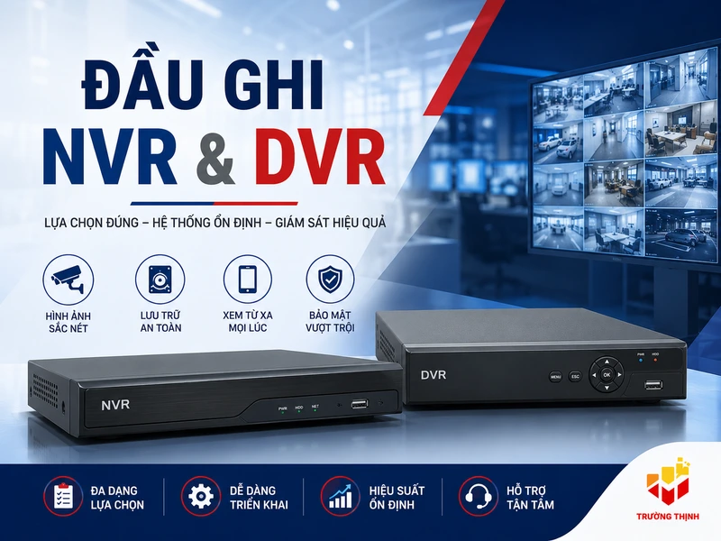Đầu ghi NVR và DVR