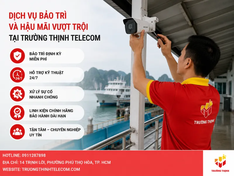 Dịch vụ bảo trì và hậu mãi vượt trội tại Trường Thịnh Telecom